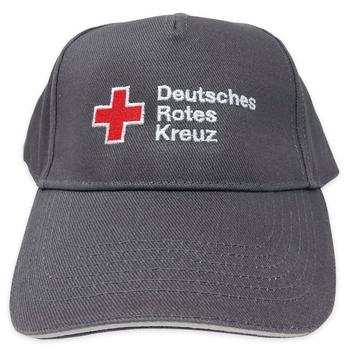 Baseball-Cap grau mit DRK Kompaktlogo