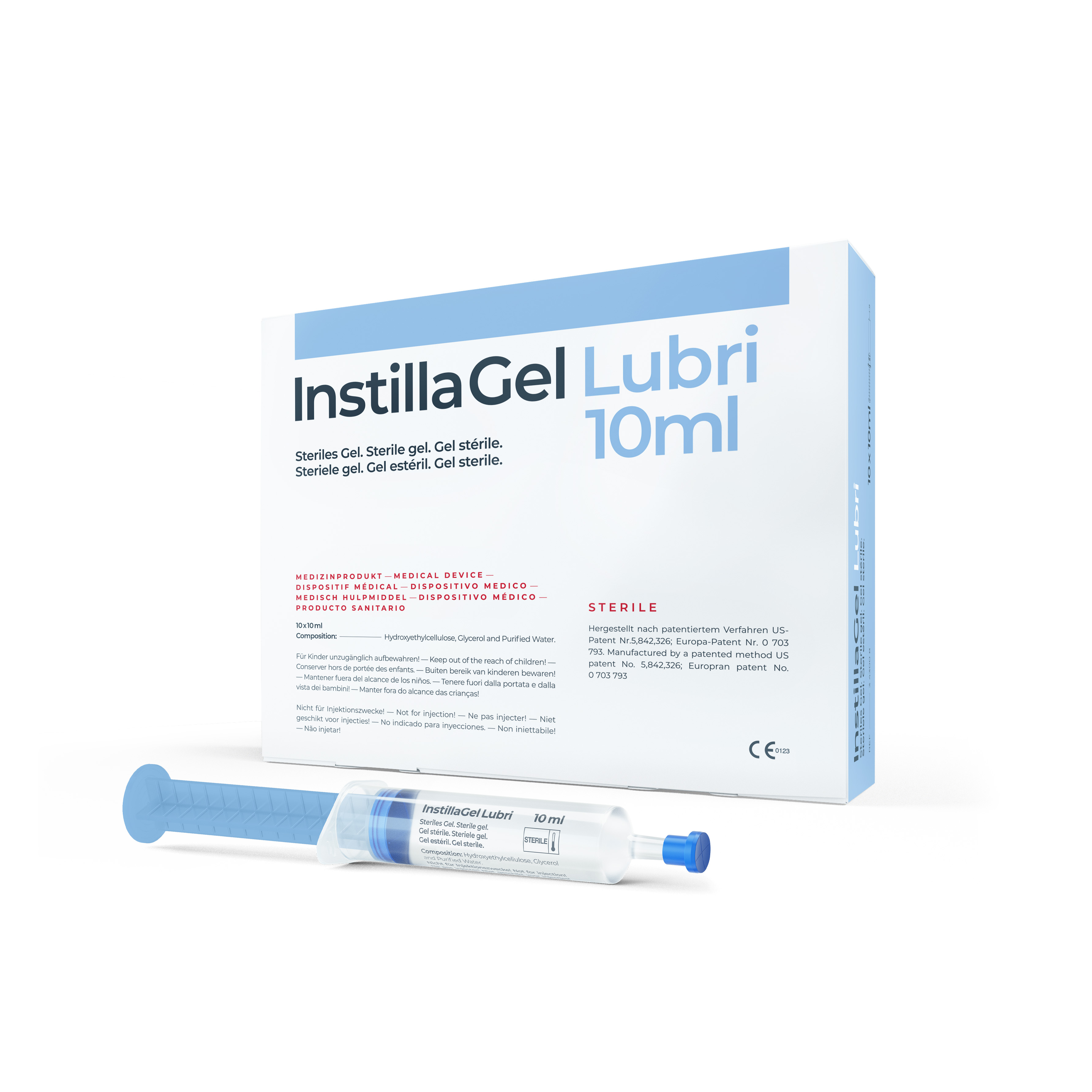 Gleitgel 10 ml in Spritze | InstillaGel Lubri | 10 ml