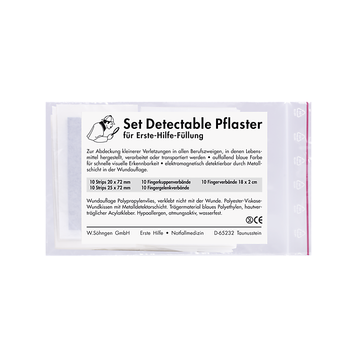 Detectables  Pflasterset für Erste-Hilfe-Füllung