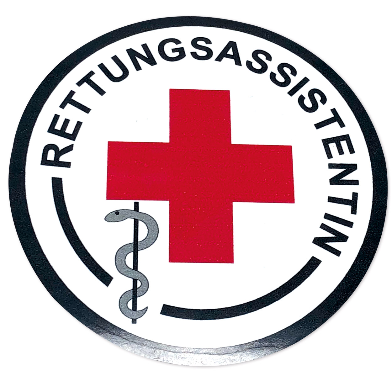 Autoplakette Rettungsassistentin