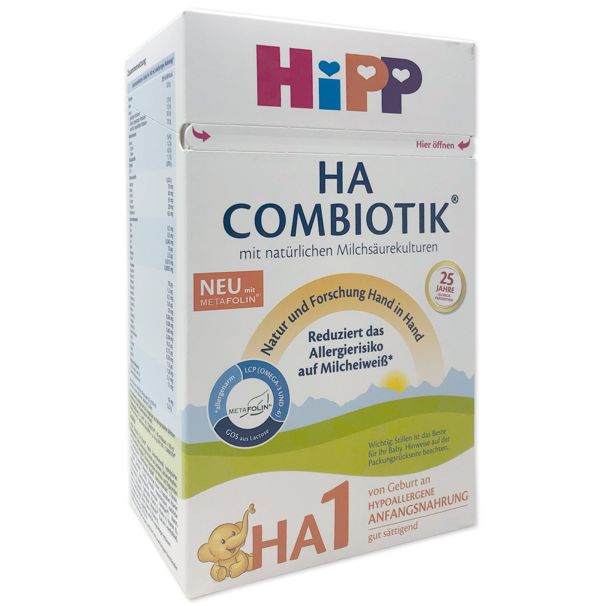 HiPP HA 1 COMBIOTIK® Milchnahrung 600 g - Karton à 4 Stück