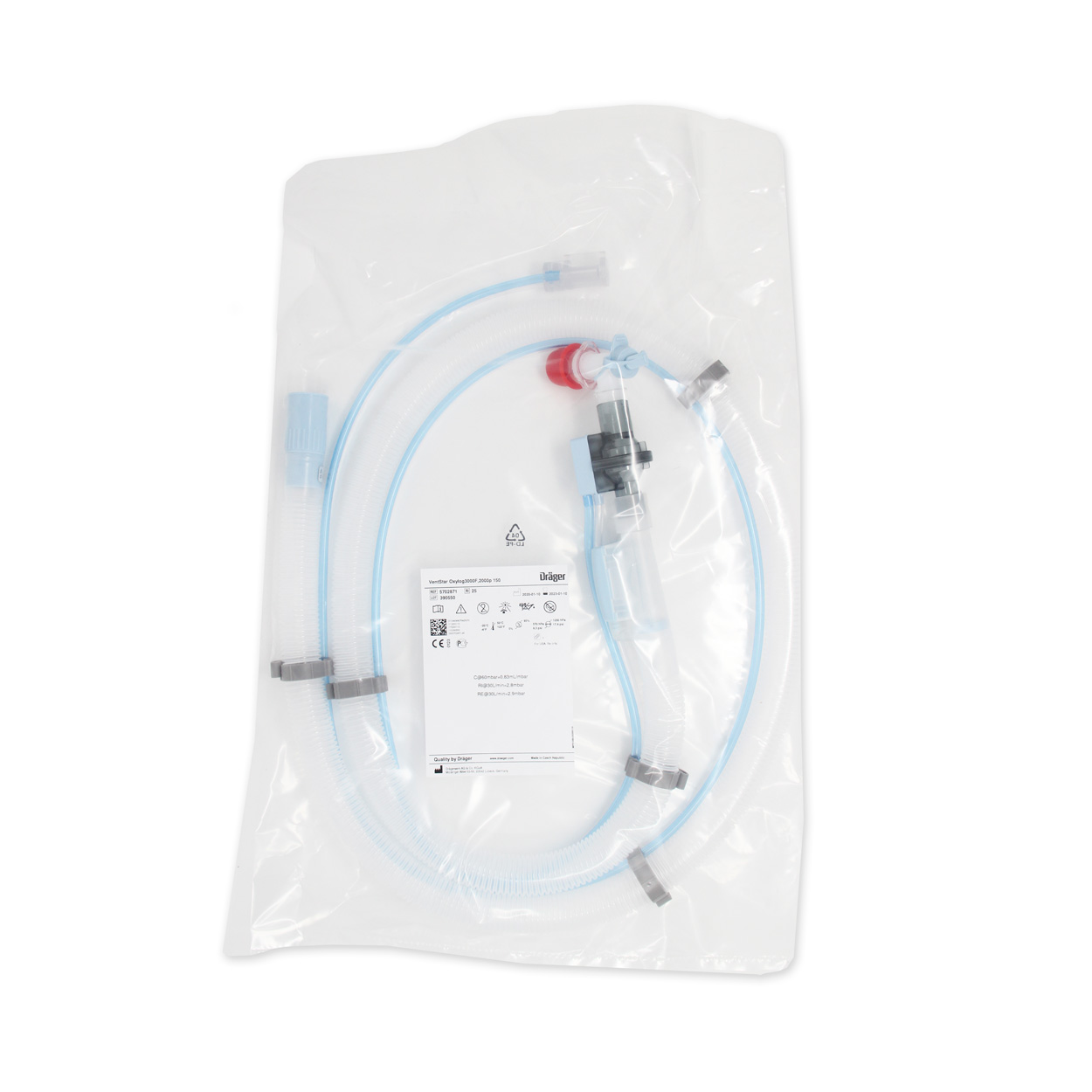 Einweg Beatmungsschlauchsystem, 150 cm - Packung à 5 Stück