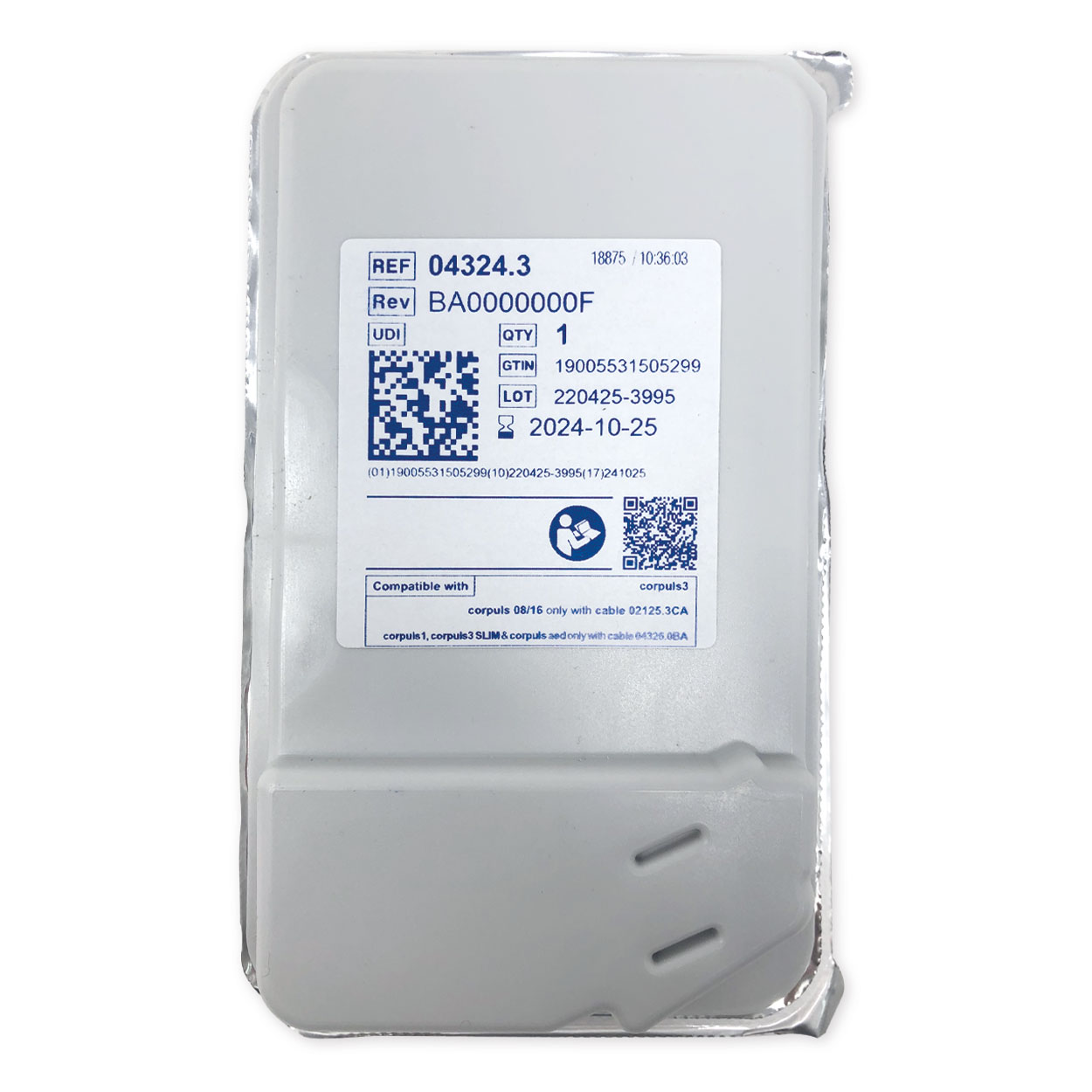 CorPatch easy Defibrillationselektroden für Erwachsene und Jugendliche für corpuls³