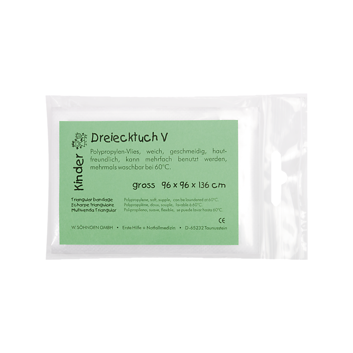 WS-Kinder-Dreiecktuch-V groß 96 x 96x 136 cm