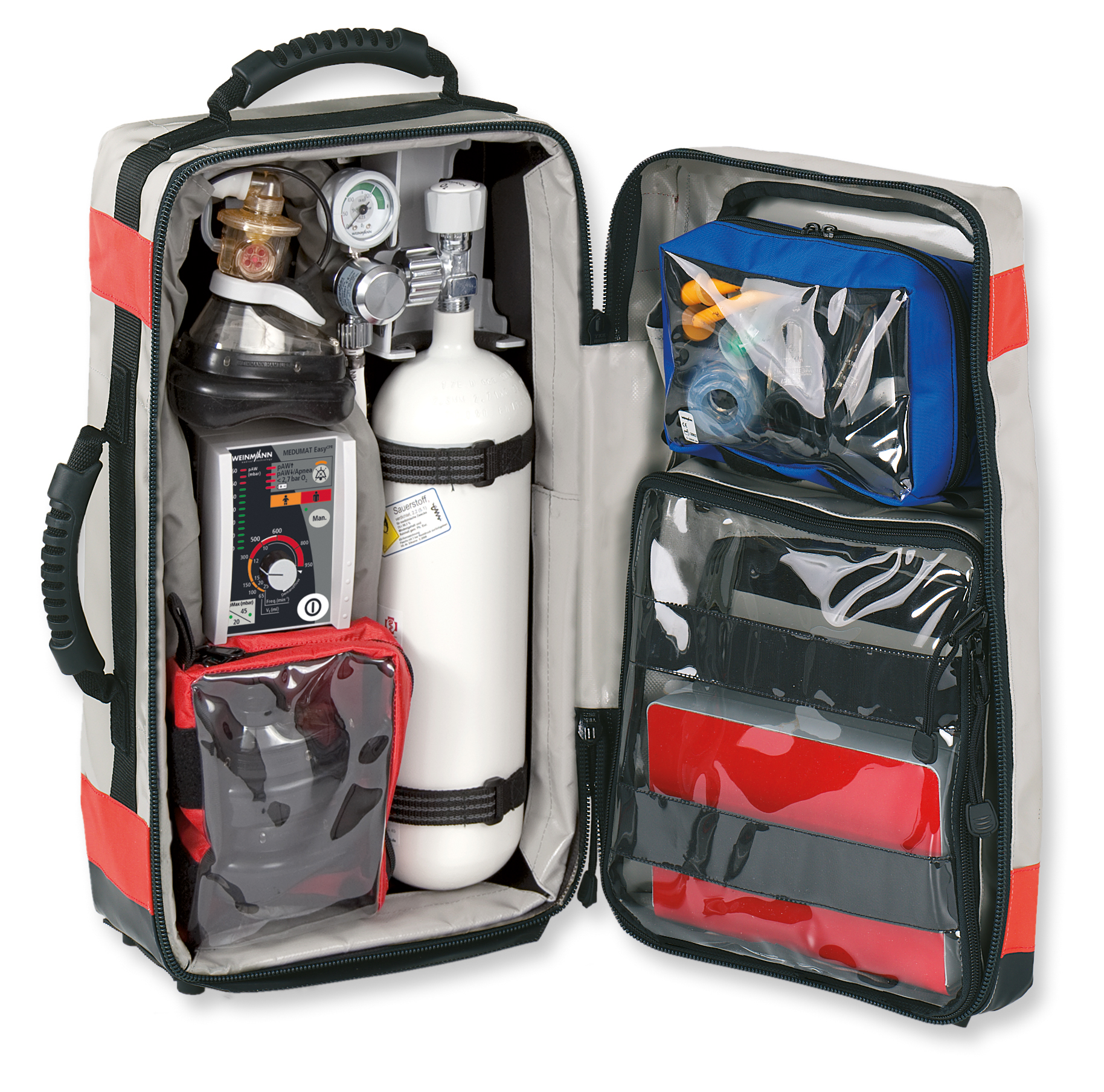 RESCUE-PACK I mit Grundausstattung Atmung  mit MEDUMAT Easy CPR