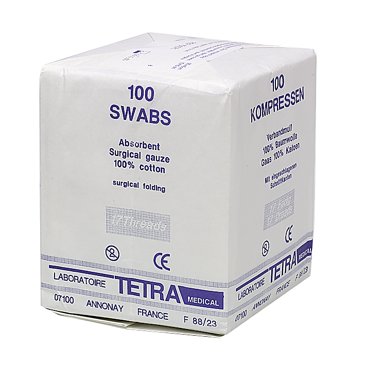 Mullkompresse 10 x 10 cm - Packung à 100 Stück