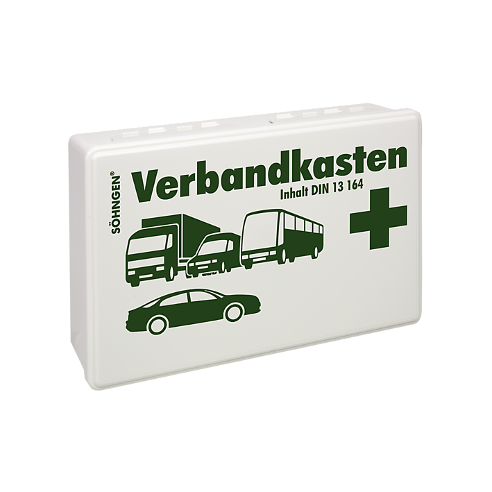 KFZ-Verbandkasten KU-weiß mit Füllung Standard DIN 13164
