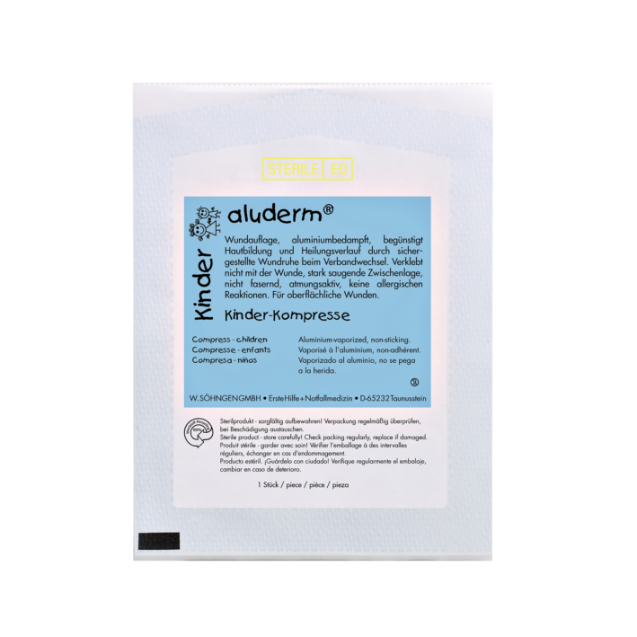 aluderm® Kinder Kompresse  4 x 6 cm