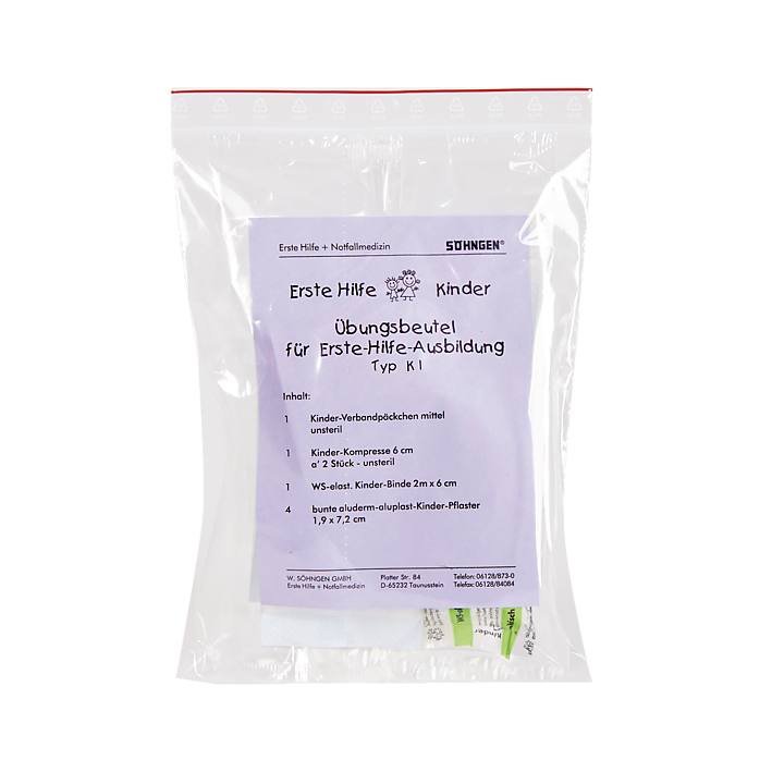 Übungsset Erste-Hilfe Kinder Typ K 1