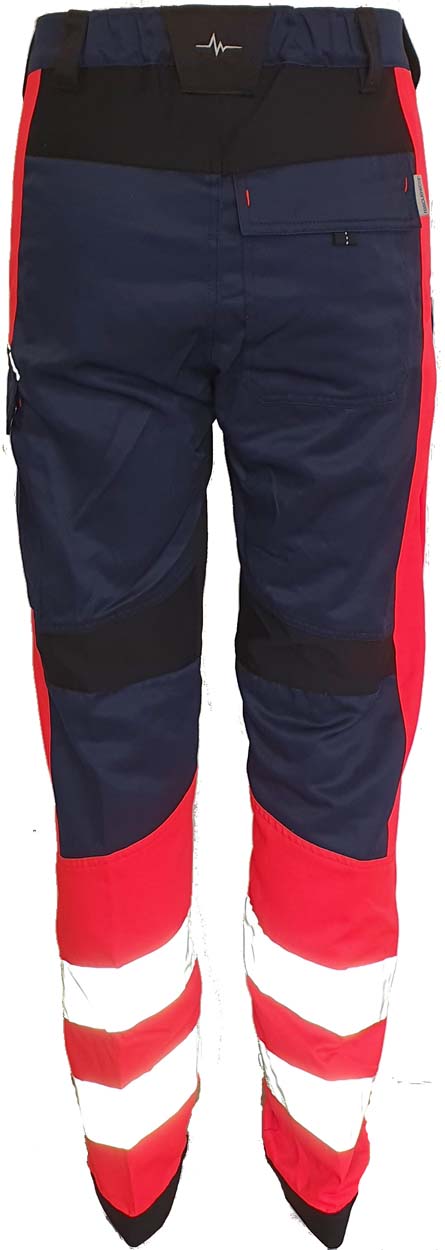 Hose Dynamic Komfort in marine/neonrot/schwarz