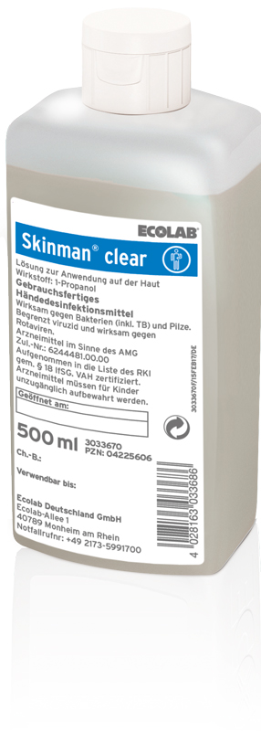 Skinman® clear Händedesinfektion 500 ml