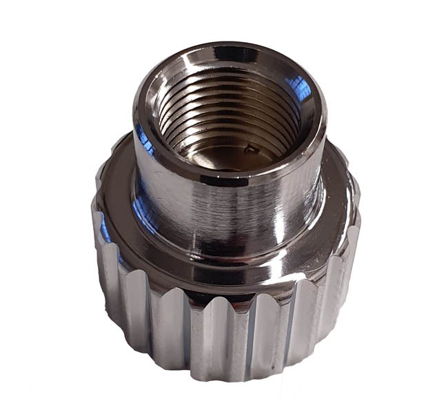 Set Adapter G 3/8 auf M 12 für Verbindung OXYWAY Druckminderer mit Dräger Druckschlauch