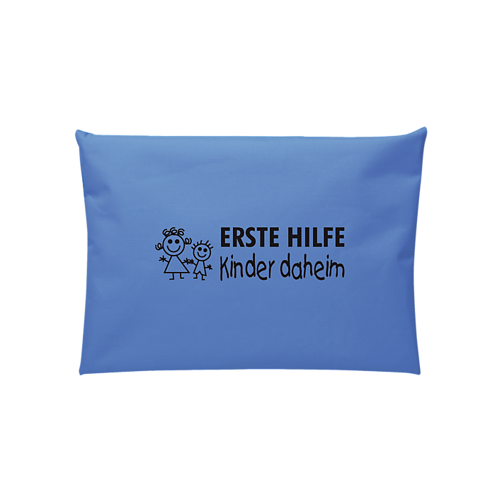Erste-Hilfe-Set Kinder daheim blau
