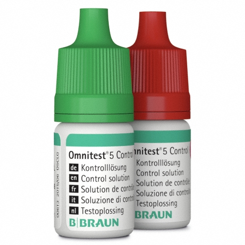 Omnitest® 5 Control, Kontrolllösung, 2 x 3,5 ml