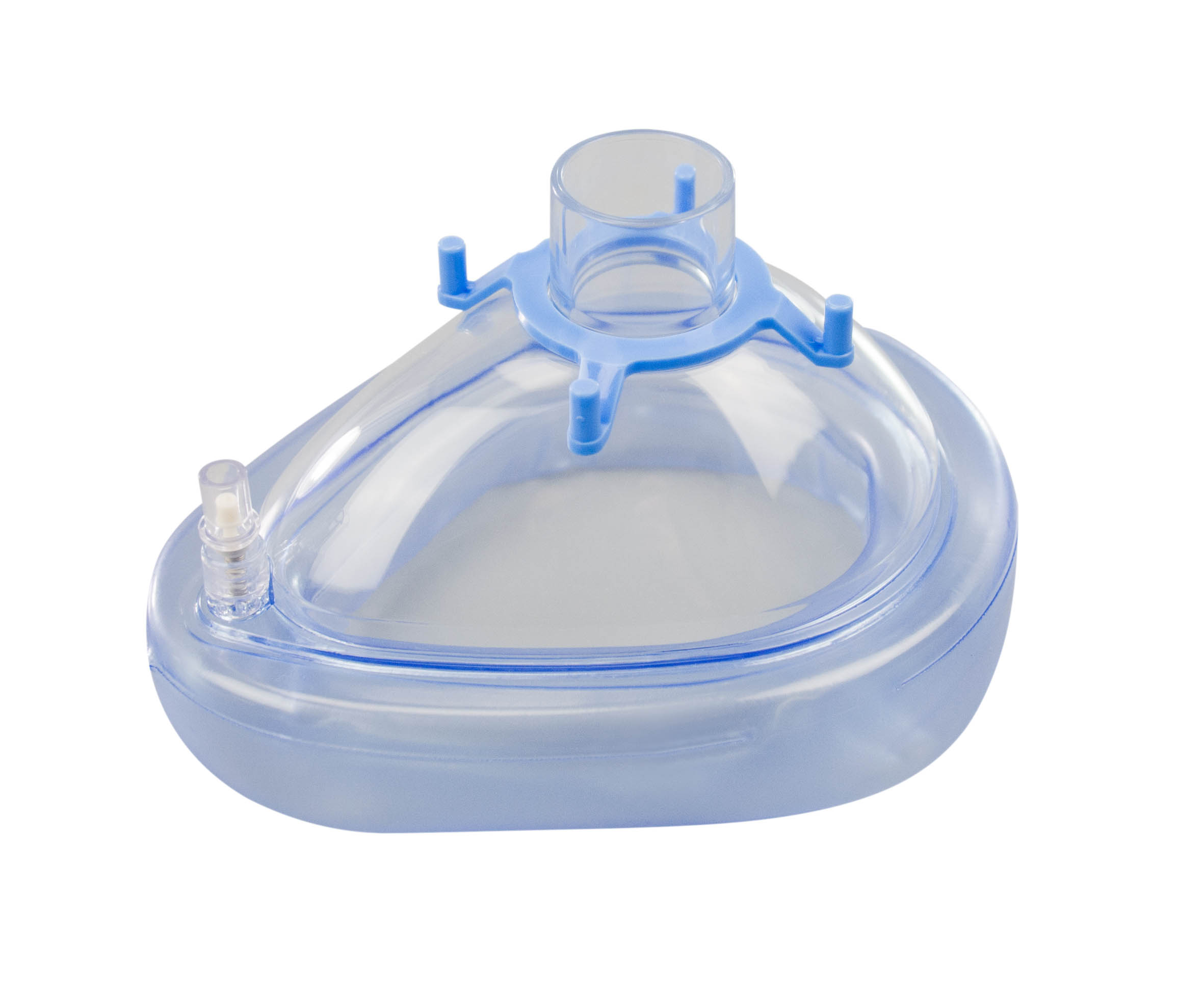 Beatmungsmaske PVC, mit Ventil, Gr. 5, Einweg