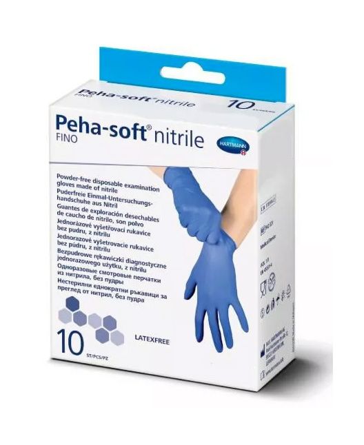 Peha-soft® nitrile fino powderfree - Packung á 10 Stück