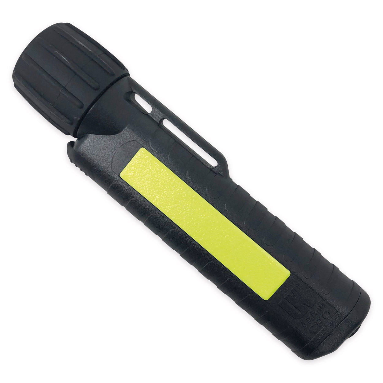 UK Helmlampe 4AA eLED CPO, ES Frontschalter in schwarz