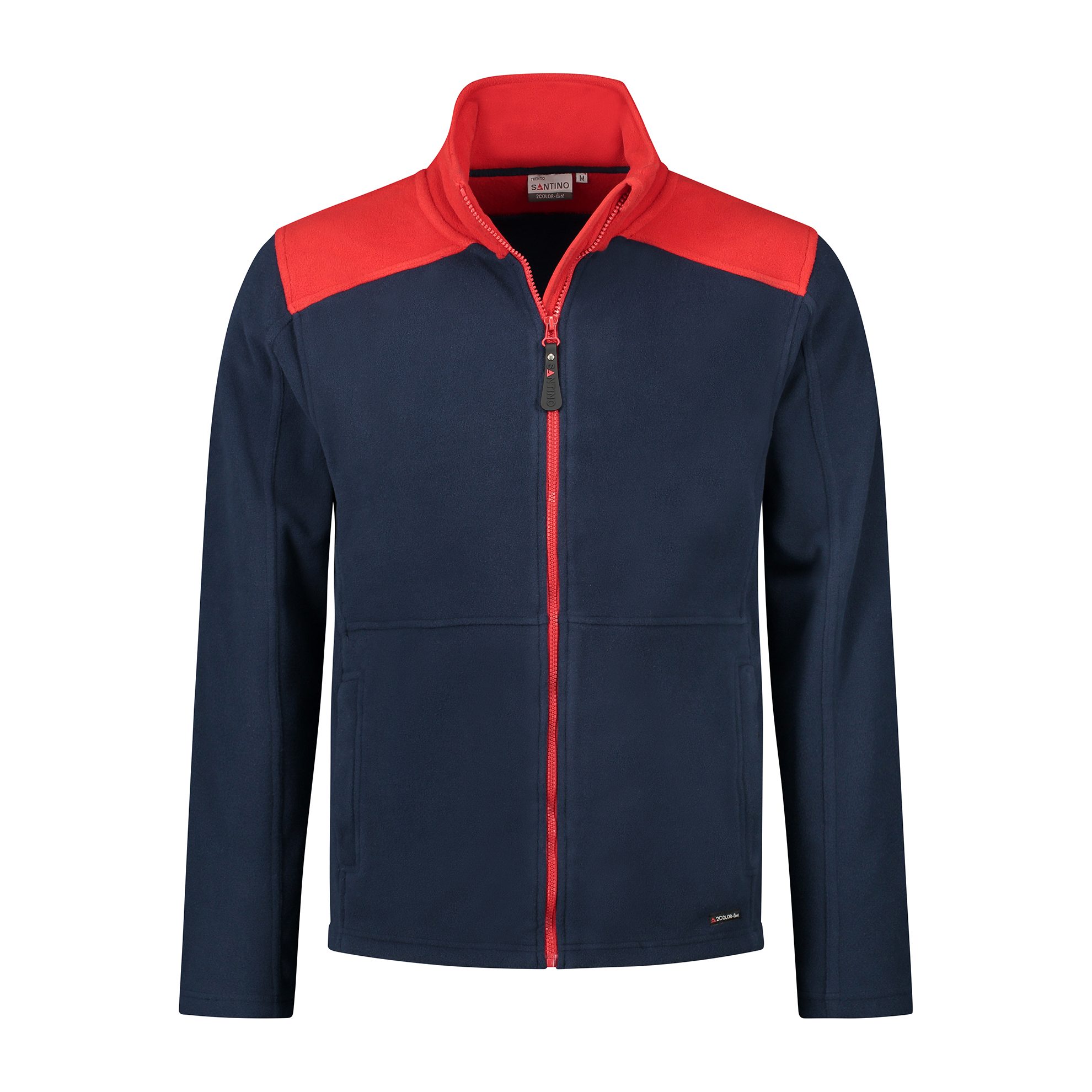 Santino Fleecejack Trento Marineblau/Rot Gr. M