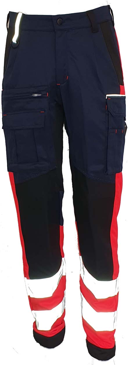 Hose Dynamic Komfort in marine/neonrot/schwarz