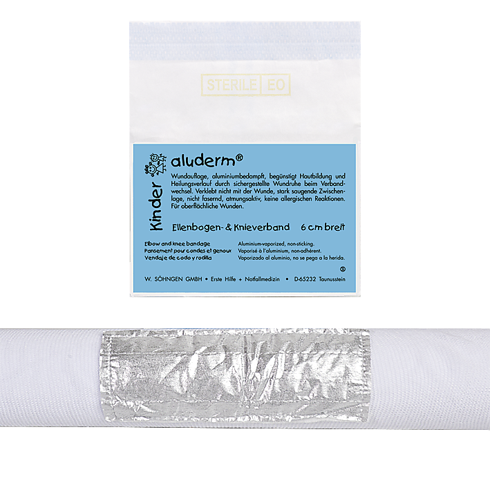 aluderm® Kinder-Ellenbogen & Knieverband 6 cm