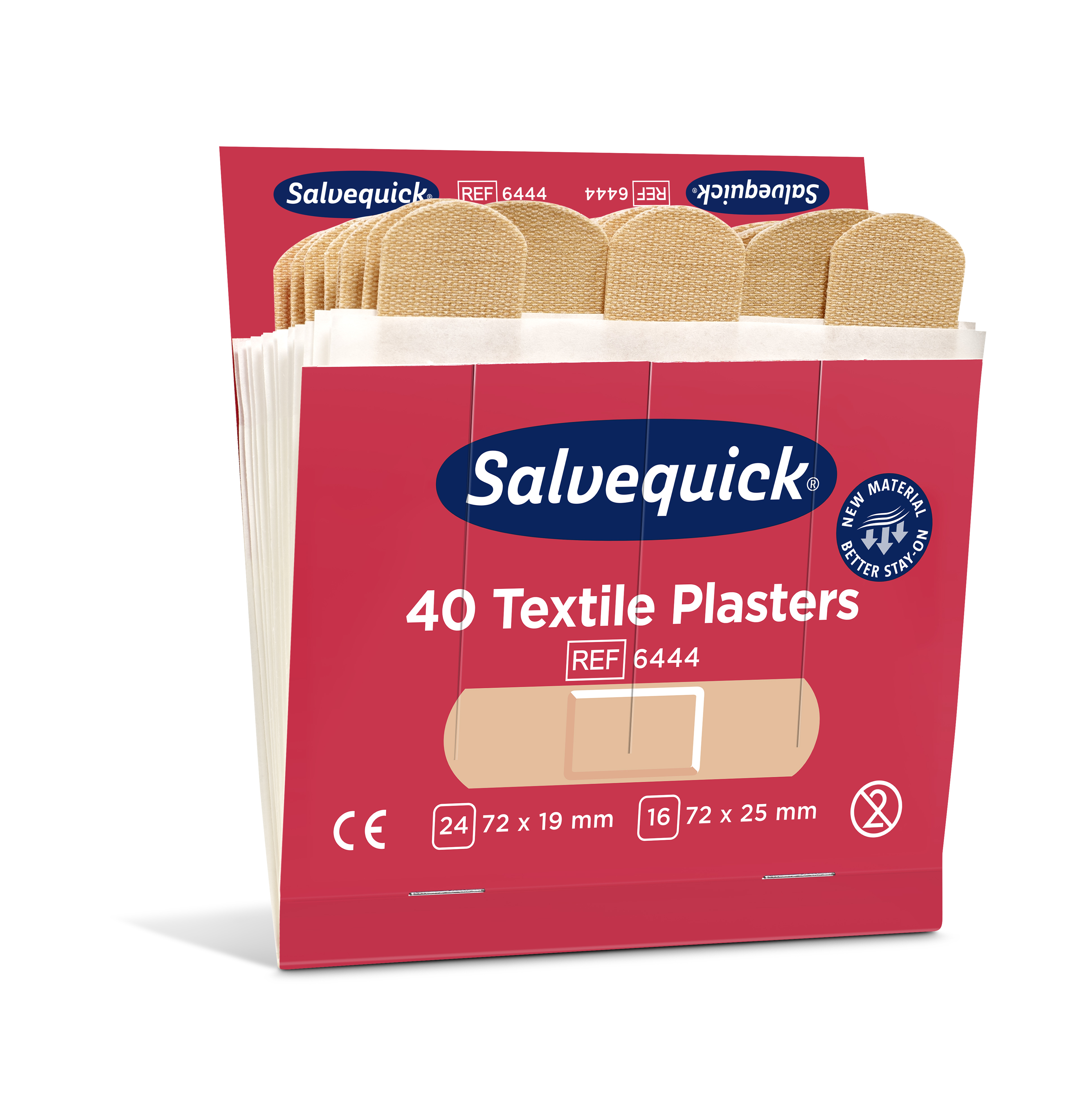 Cederroth Salvequick Textilpflaster - 40 Pflaster