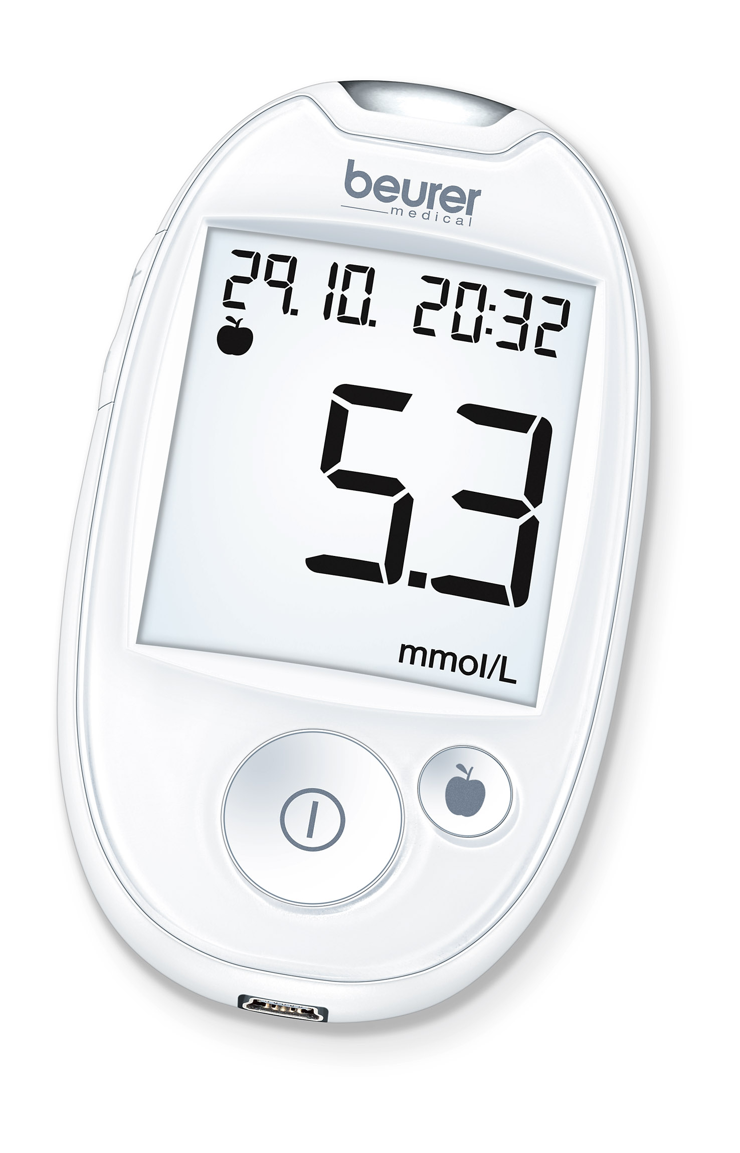 Blutzuckermessgerät Beurer GL 44, mmol/L in weiß