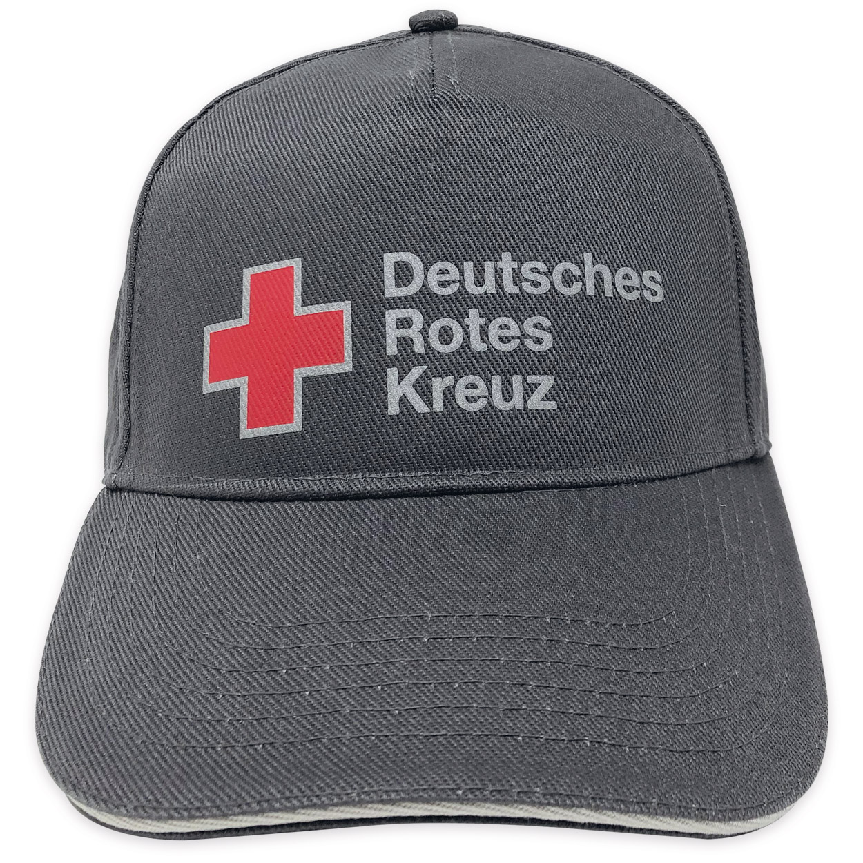 Baseball-Cap grau mit DRK Kompaktlogo