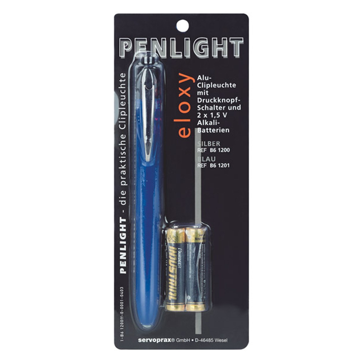 Penlight Eloxy, helles gezieltes Licht für die Pupillenmessung