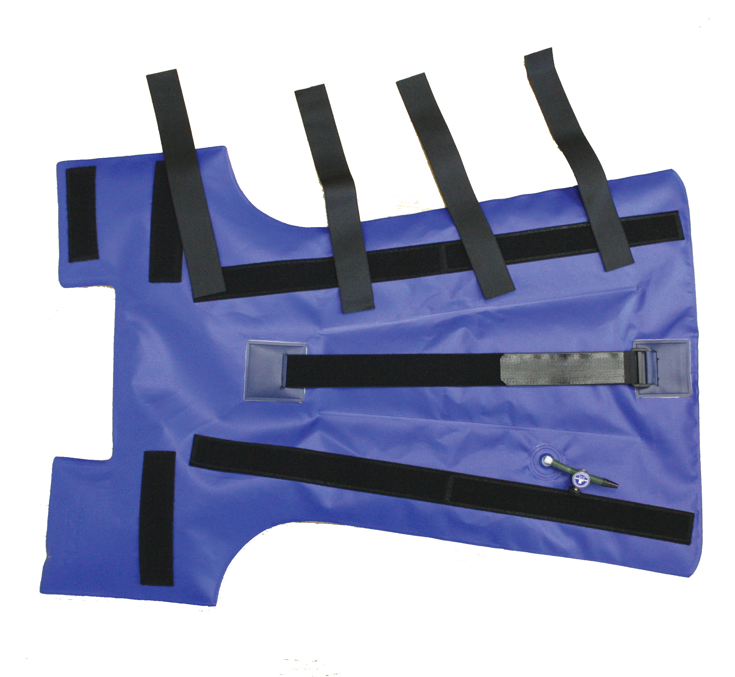 Vakuum-Beinschiene, Mehrkammer, Kniefixiergurt