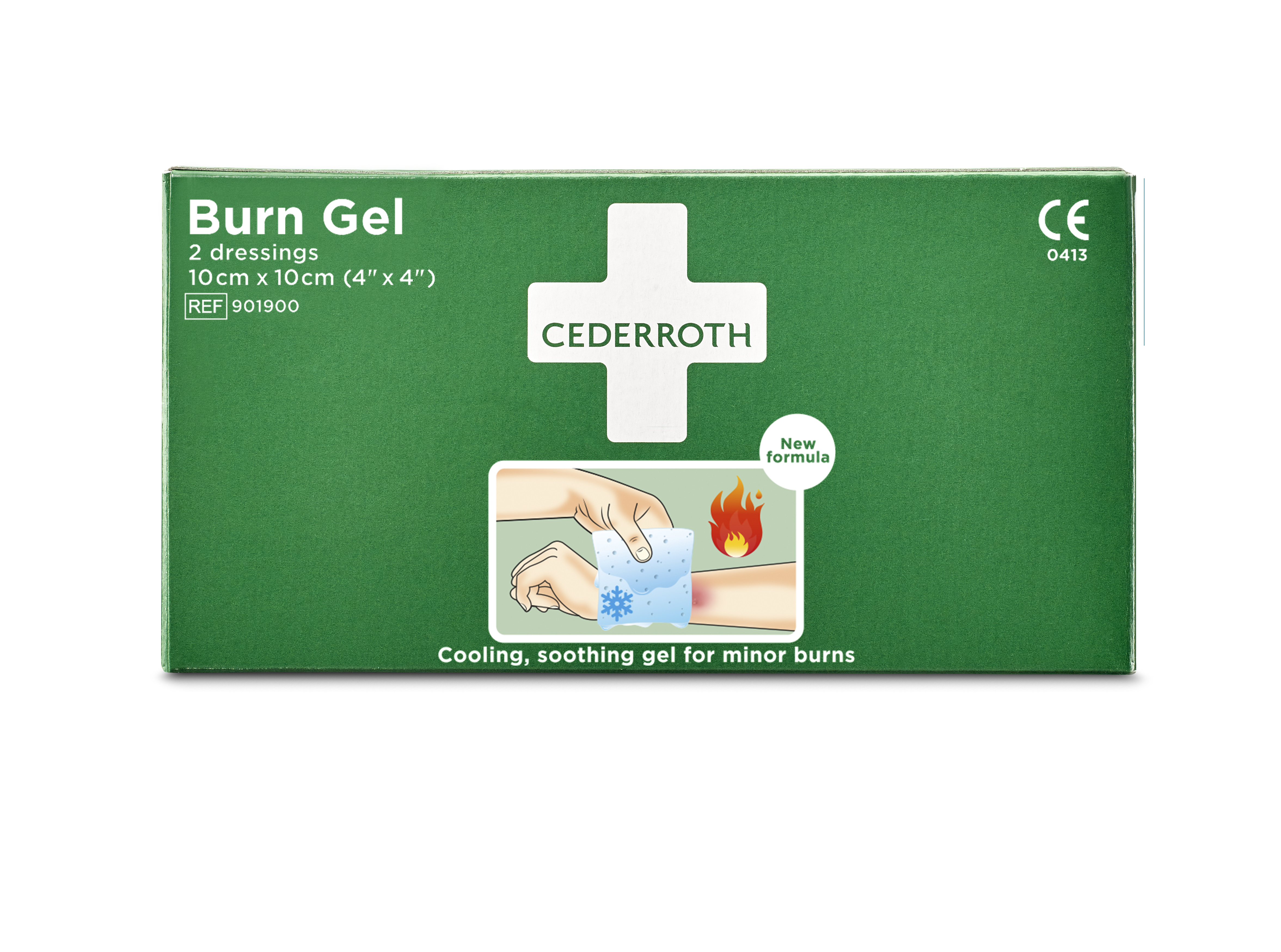 CEDERROTH Burn Gel Dressing Verband - Packung à 2 Stück
